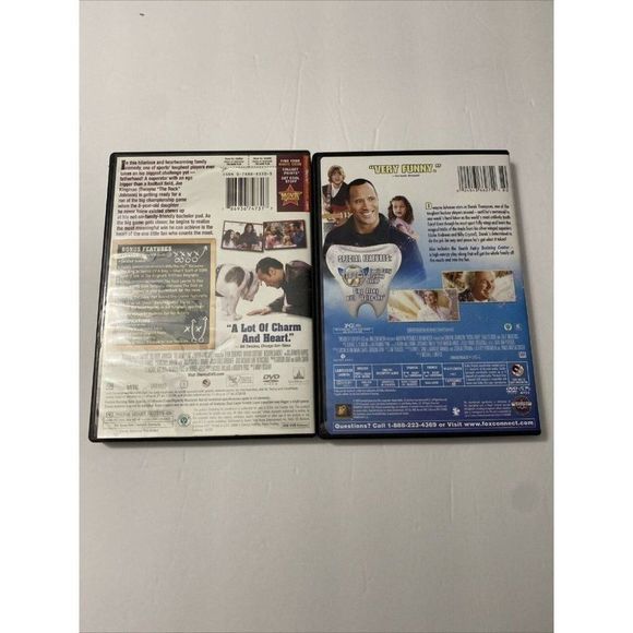 Tooth Fairy Movie  & The Game Plan_Rock Dwayne Johnson_ DVD Comedy - Picture 3 of 11